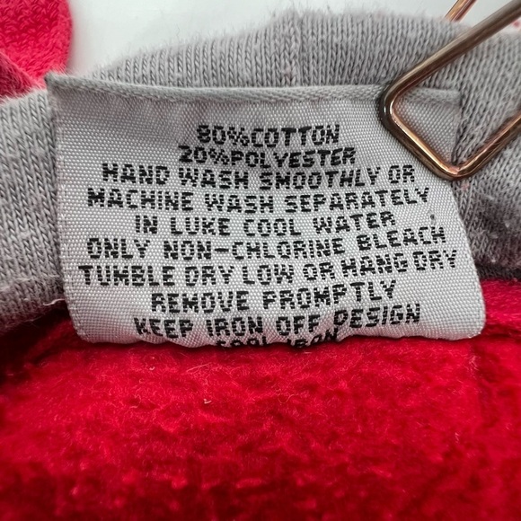 Stadium Red The Ohio State Buckeyes Embroidered Hoodie Sweatshirt Size XXL Men’s - Picture 5 of 5